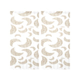 Cool gold moon abstract pattern Gauze Curtain