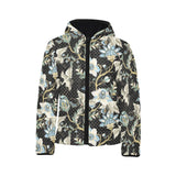 Japanese crane ornament elements Kids' Boys' Girls' Padded Hooded Jacket