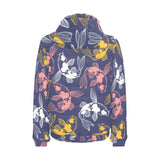 Koi Fish Carp Fish pattern Men's Padded Hooded Jacket