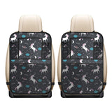 unicorn rainbows moon clound star pattern Car Seat Back Organizer