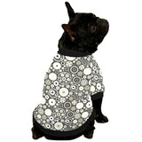 Gear Pattern Print Design 02 All Over Print Pet Dog Round Neck Fuzzy Shirt