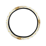Bee honeycomb seamless design pattern Car Steering Wheel Cover