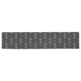 Engine Piston Black Background Pattern Design 02 Table Runner