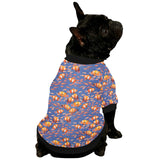 Clown Fish Pattern Print Design 04 All Over Print Pet Dog Round Neck Fuzzy Shirt