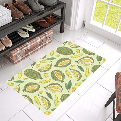 Durian leaves pattern background Doormat