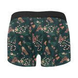 Snake forest pattern Men's All Over Print Boxer Briefs Men's Underwear