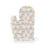 Greyhound Pattern Print Design 03 Heat Resistant Oven Mitts
