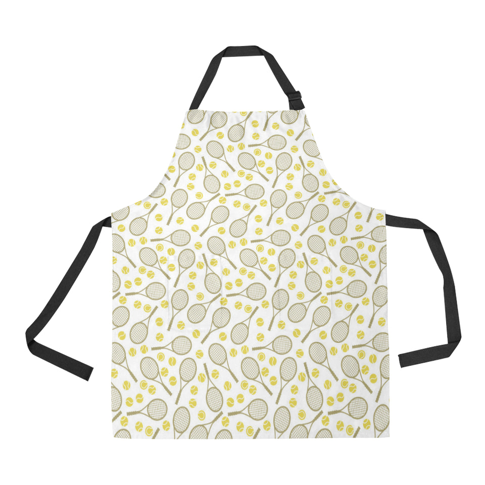 Tennis Pattern Print Design 02 All Over Print Adjustable Apron