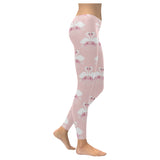 White swan and flower love pattern Women's Legging Fulfilled In US