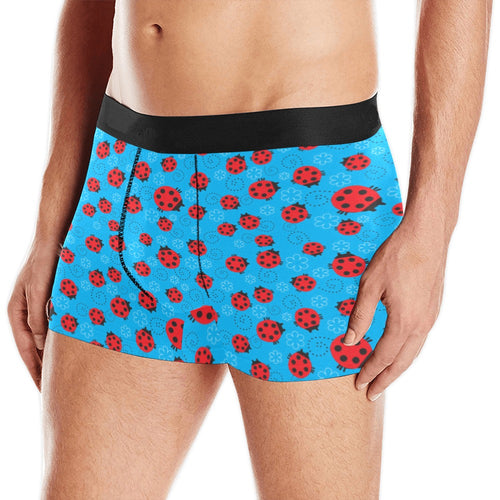 Ladybug Pattern Print Design 02 Men's All Over Print Boxer Briefs Men's Underwear