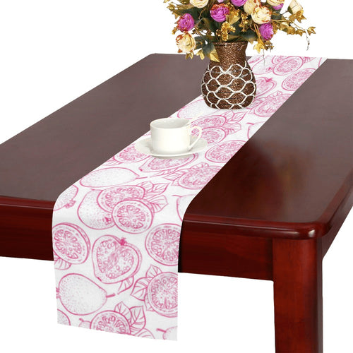 Sketch guava pattern Table Runner