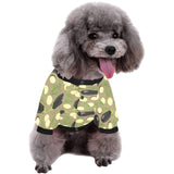 Eggplant Pattern Print Design 02 All Over Print Pet Dog Round Neck Fuzzy Shirt