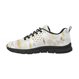 Beautiful gold japanese pattern Men's Sneaker Shoes