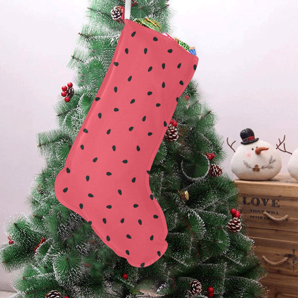 watermelon texture background Christmas Stocking