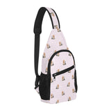 Yorkshire Terrier Pattern Print Design 02 All Over Print Chest Bag