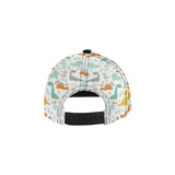 Cute funny kids dinosaurs pattern All Over Print Snapback Cap