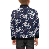 Bicycle Pattern Print Design 03 Kids' Boys' Girls' Bomber Jacket