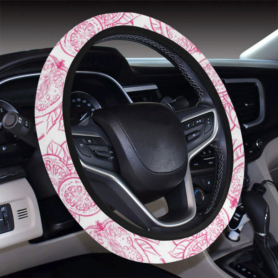 Sketch guava pattern Car Steering Wheel Cover