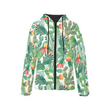 Cactus design pattern copy Women's Padded Hooded Jacket