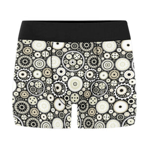 Gear Pattern Print Design 02 Men's All Over Print Boxer Briefs Men's Underwear