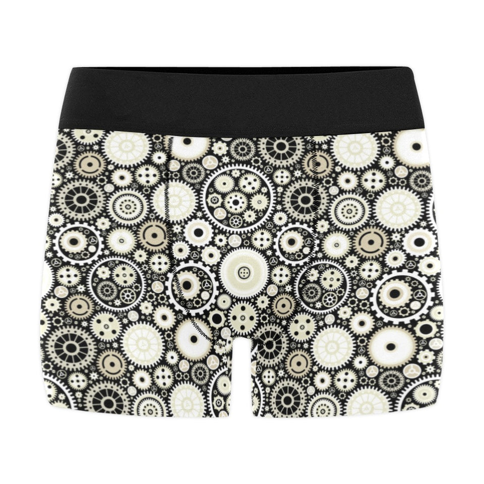 Gear Pattern Print Design 02 Men's All Over Print Boxer Briefs Men's Underwear