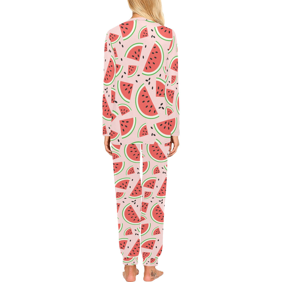 Watermelon pattern Women's All Over Print Pajama Set