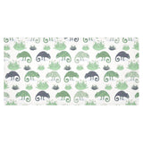 Chameleon lizard succulent plant pattern Tablecloth