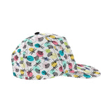 Dragonflies ginkgo leaves pattern All Over Print Snapback Cap