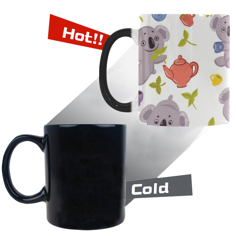 Cute koalas teapots tea Morphing Mug Heat Changing Mug