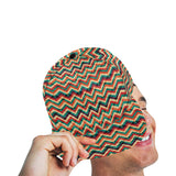 zigzag  chevron colorful pattern All Over Print Snapback Cap