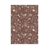 Coffee bean flower pattern House Flag Garden Flag