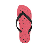 watermelon texture background Unisex Flip Flops