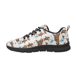 sea lion Seals jellyfish pattern Men's Sneaker Shoes