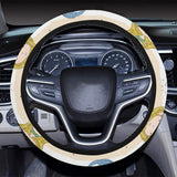 Cute hand drawn mermaid Car Steering Wheel Cover