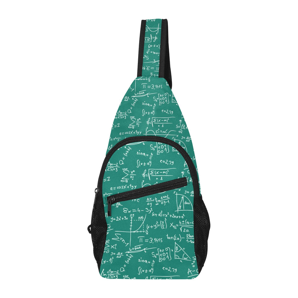 Math Pattern Print Design 01 All Over Print Chest Bag