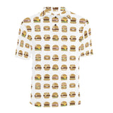 Hamburger Pattern Print Design 02 Men's All Over Print Polo Shirt