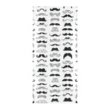 Mustache Beard Pattern Print Design 04 Beach Towel