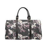 Japanese crane pink sakura pattern Travel Bag