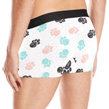 Dog Paws Pattern Print Design 04 Men's All Over Print Boxer Briefs Men's Underwear