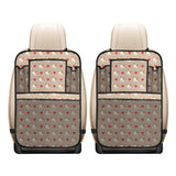 English Bulldog Pattern Print Design 05 Car Seat Back Organizer