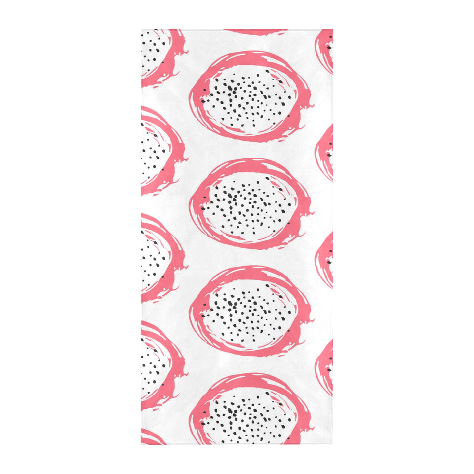 Hand drawn dragon fruit Beach Towel
