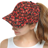 Tomato black background All Over Print Snapback Cap