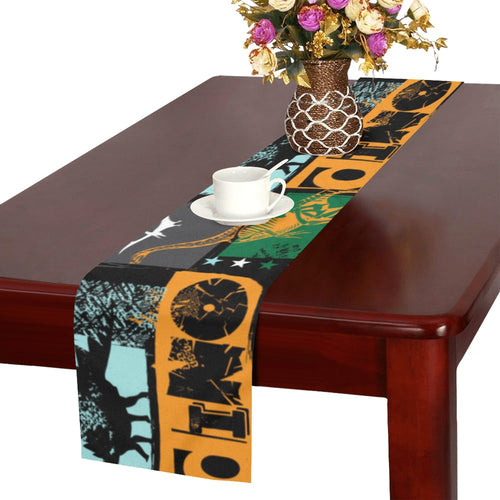 dinosaurs print pattern Table Runner