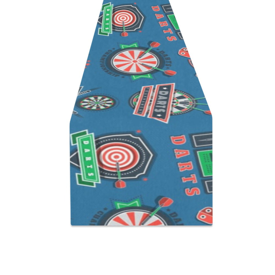 Darts Pattern Print Design 02 Table Runner