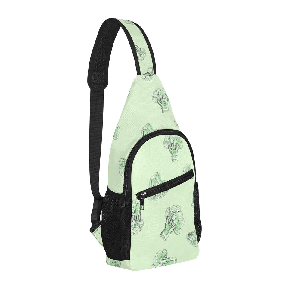 broccoli sketch pattern All Over Print Chest Bag