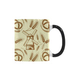 Windmill Wheat pattern Morphing Mug Heat Changing Mug