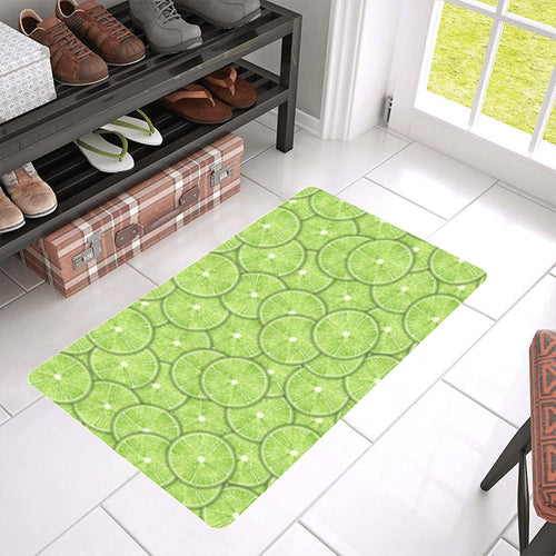 Slices of Lime pattern Doormat