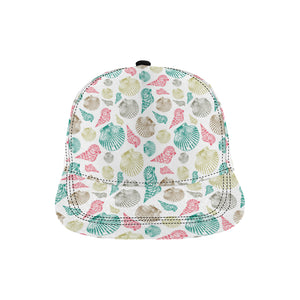 Colorful shell pattern All Over Print Snapback Cap