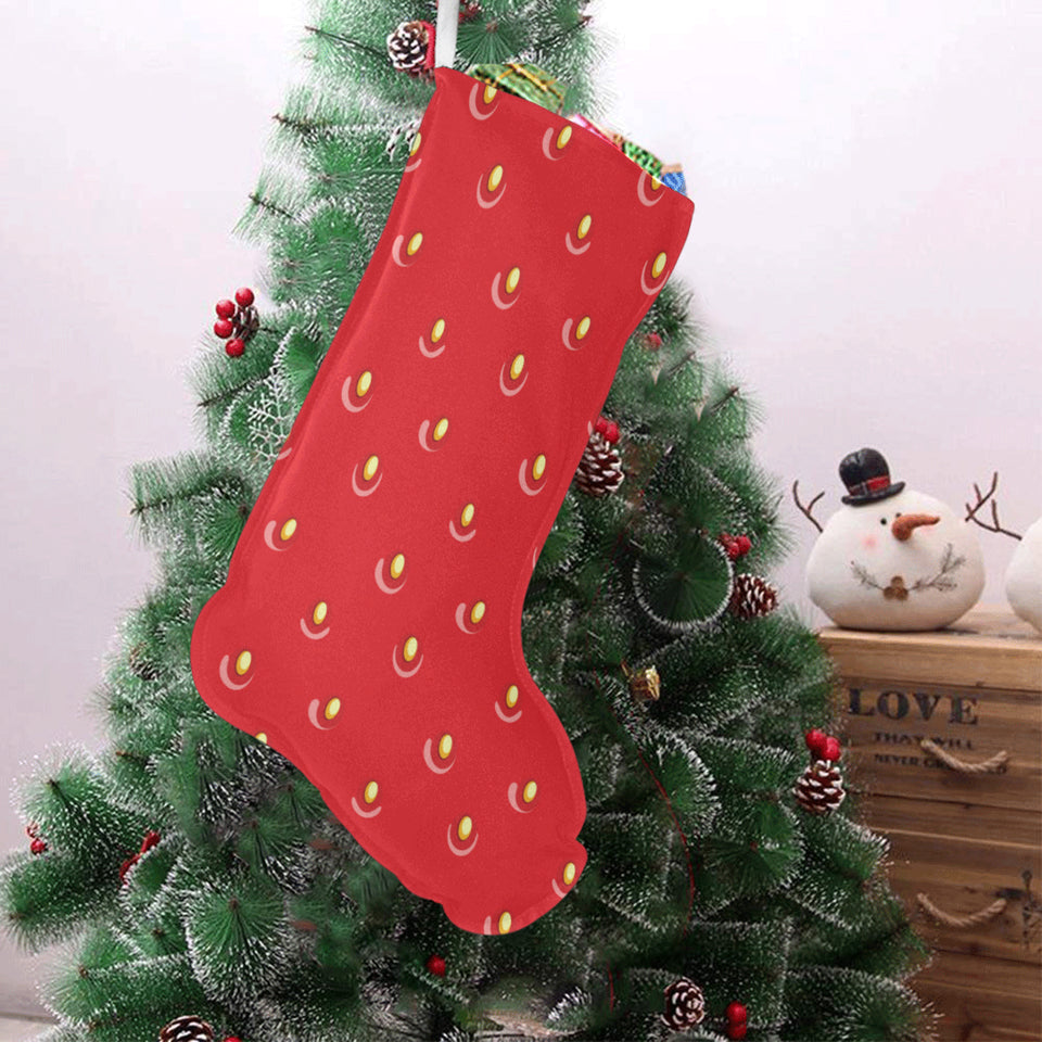 strawberry texture skin pattern Christmas Stocking