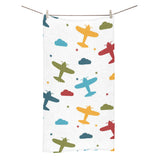 Airplane star cloud colorful Bath Towel